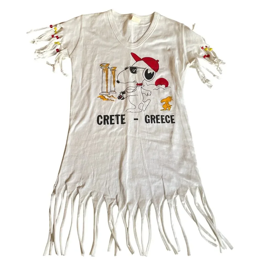 Vintage Snoopy frindge top